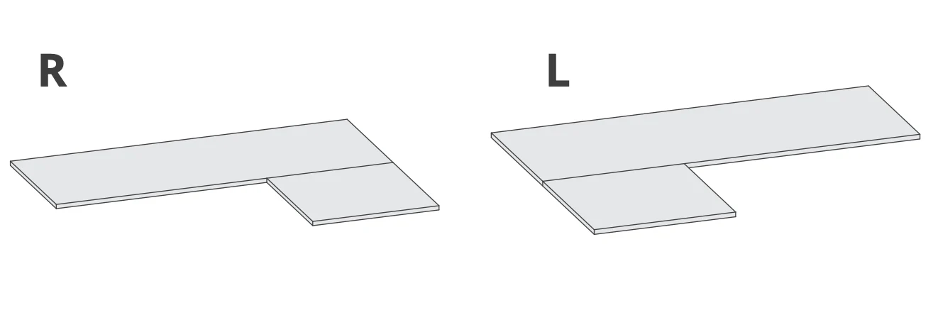 V0.6 L Tischplatte – Weiß – 200 × 180 × 2.5 (für Ihre vorherige Bestellung) - Image 2