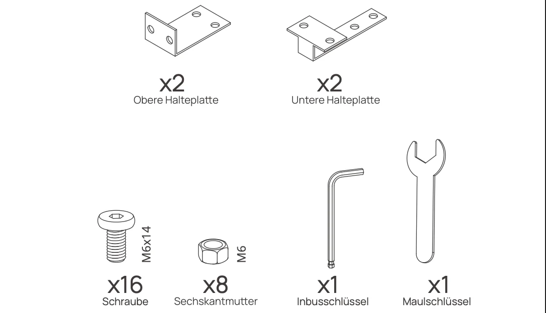 V0.7 Knieraumblende – Walnussfarbe – 170 cm(für Ihre vorherige Bestellung) - Image 2