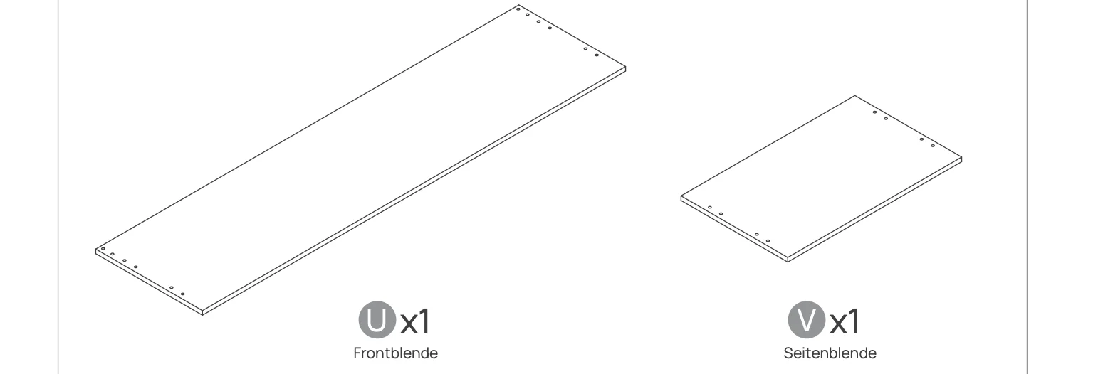 V0.7 L-förmige Sichtschutzblende – Walnussfarbe – 158×65 cm(für Ihre vorherige Bestellung) - Image 2